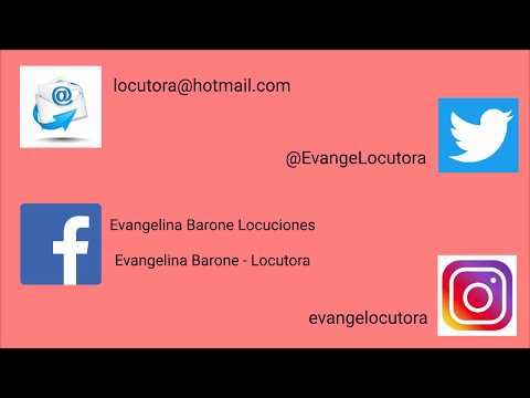 Miniatura del video: Demo Locutora Nacional - Evangelina Barone. Grabación de publicidades, videos institucionales, centrales telefónicas, piezas de artística y locu...