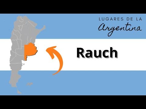 Miniatura del video: Rauch (Buenos Aires). María José Remón Directora de Turismo Instagram: munirauch Instagram: desarrolloproductivo.rauch Fac...